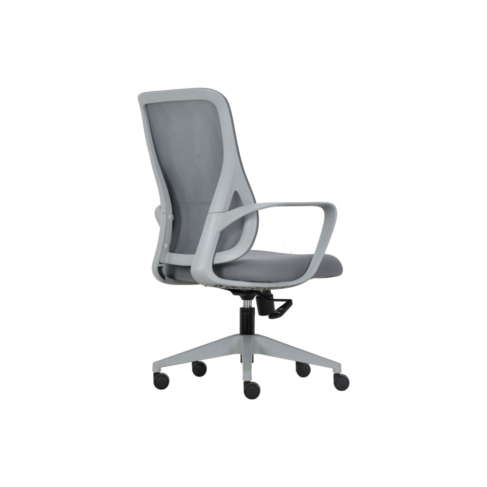 Ергономічне офісне крісло Cosmo Mini Grey сіре ErgoMix
