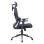 Ергономічне офісне крісло Level Black чорне ErgoMix