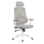 Ергономічне офісне крісло Level Light Grey світло-сіре ErgoMix