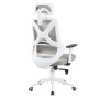 Ергономічне офісне крісло Level Light Grey світло-сіре ErgoMix