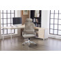 Ергономічне офісне крісло Level Light Grey світло-сіре ErgoMix