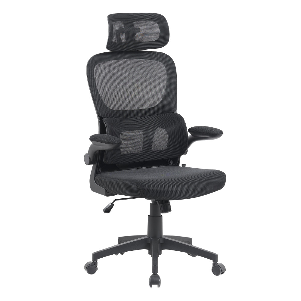 Ергономічне офісне крісло Torso Black чорне ErgoMix