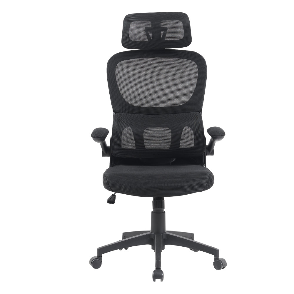 Ергономічне офісне крісло Torso Black чорне ErgoMix