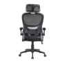 Ергономічне офісне крісло Torso Black чорне ErgoMix
