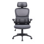 Ергономічне офісне крісло Torso Grey сіре ErgoMix