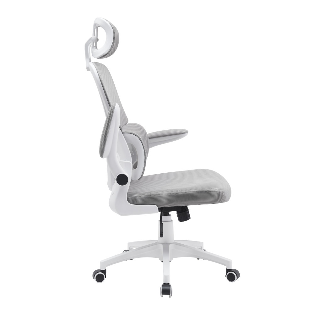 Ергономічне офісне крісло Torso Light Grey світло-сіре ErgoMix