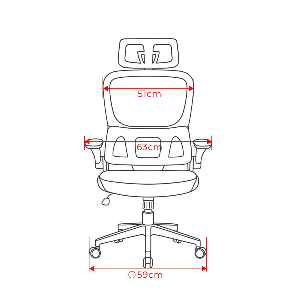 Ергономічне офісне крісло Torso Light Grey світло-сіре ErgoMix