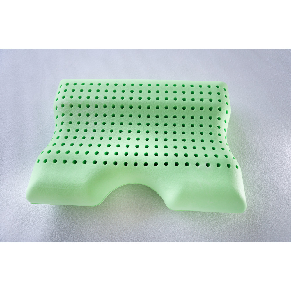 Ортопедична подушка Eurosleep Memory Spa з касторовою олією 54x40x14 см