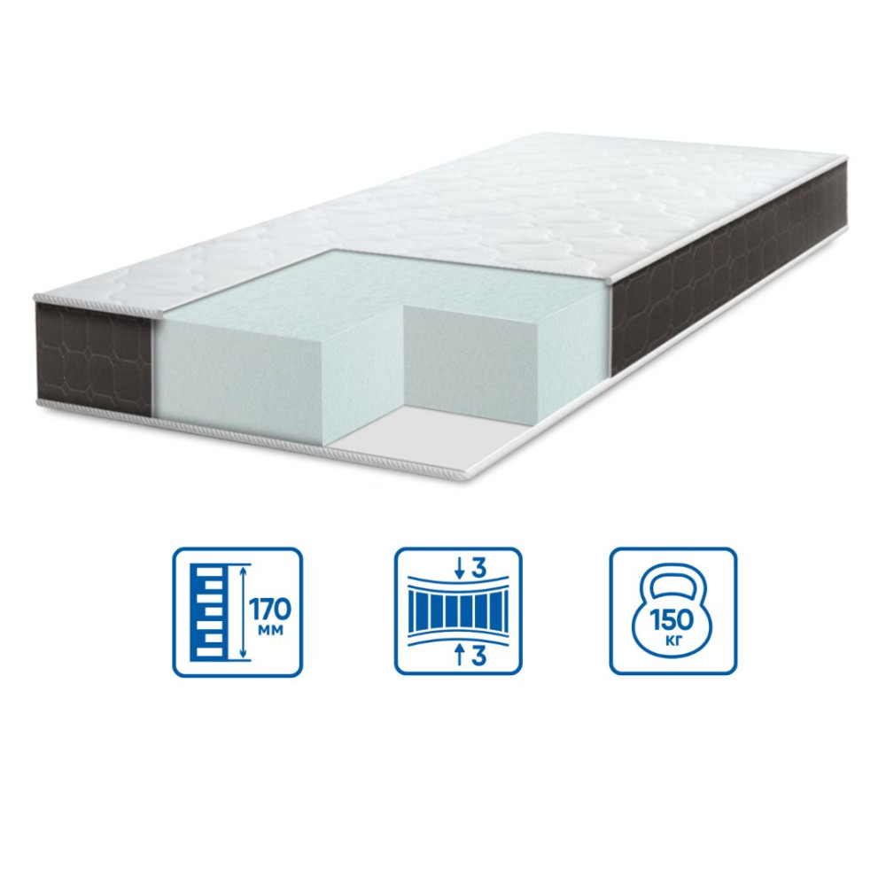 Матрац безпружинний Eurosleep Bionic Comfort нестандартного розміру