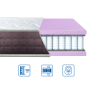 Матрац пружинний Eurosleep Brave "Spring Foam" Трикотаж нестандартного розміру
