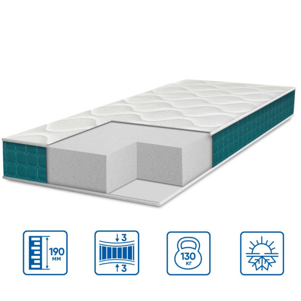 Матрац безпружинний Eurosleep Fresh "Foam" нестандартного розміру