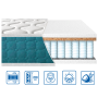 Матрац пружинний Eurosleep Fresh "Spring 2в1" 150x190 см