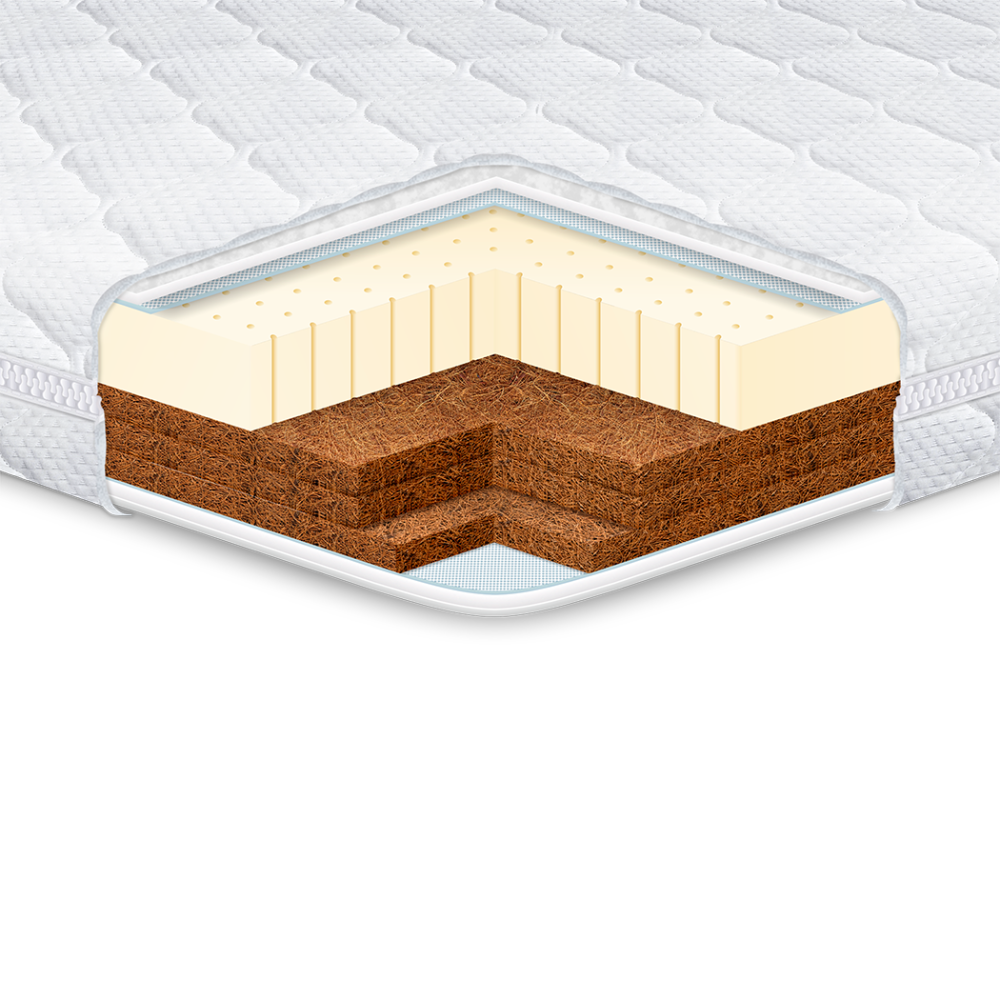 Дитячий матрац Eurosleep Kiddy Cocos-Latex 3+3 60x120 см