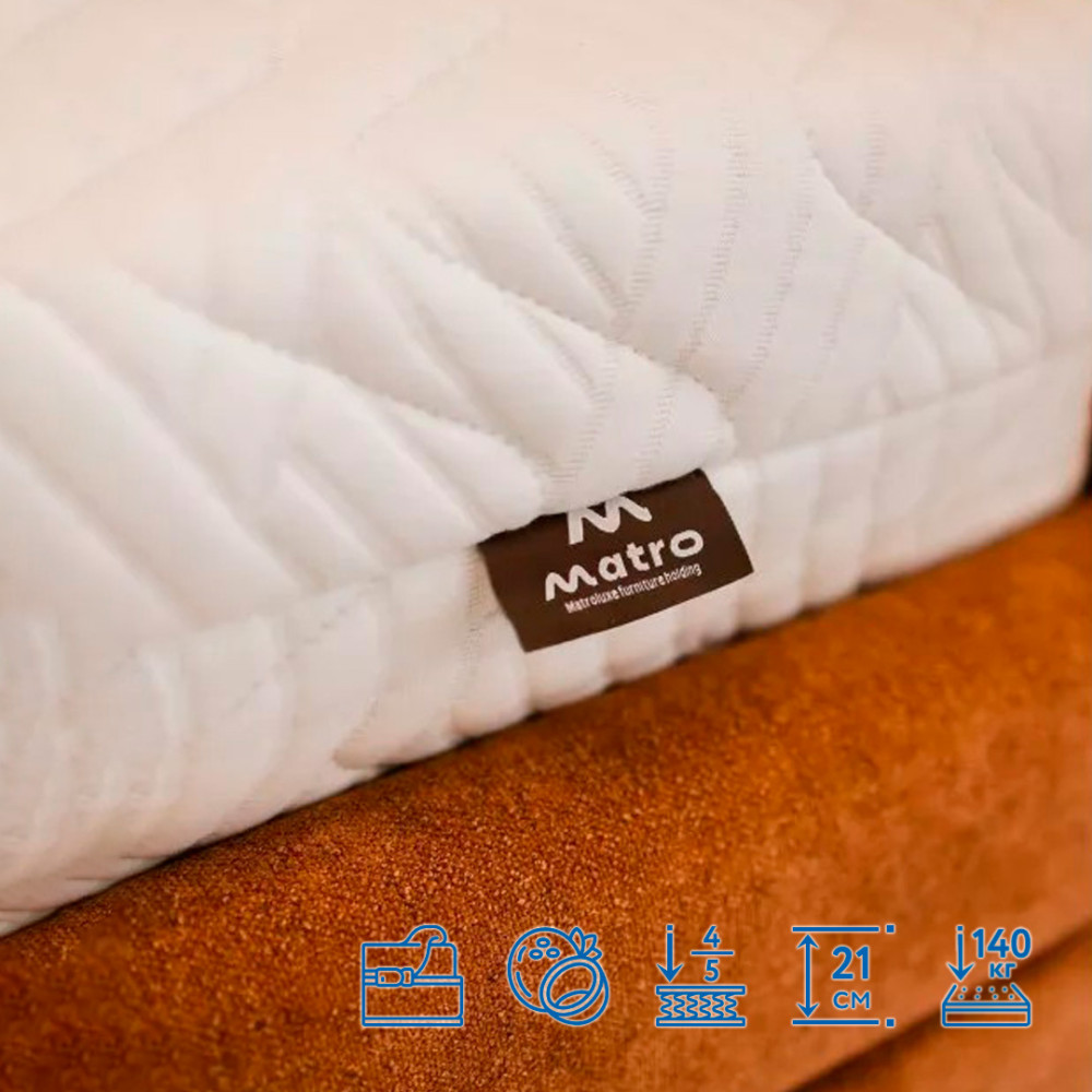 Матрац безпружинний Matroluxe Arlon (Арлон) нестандартного розміру