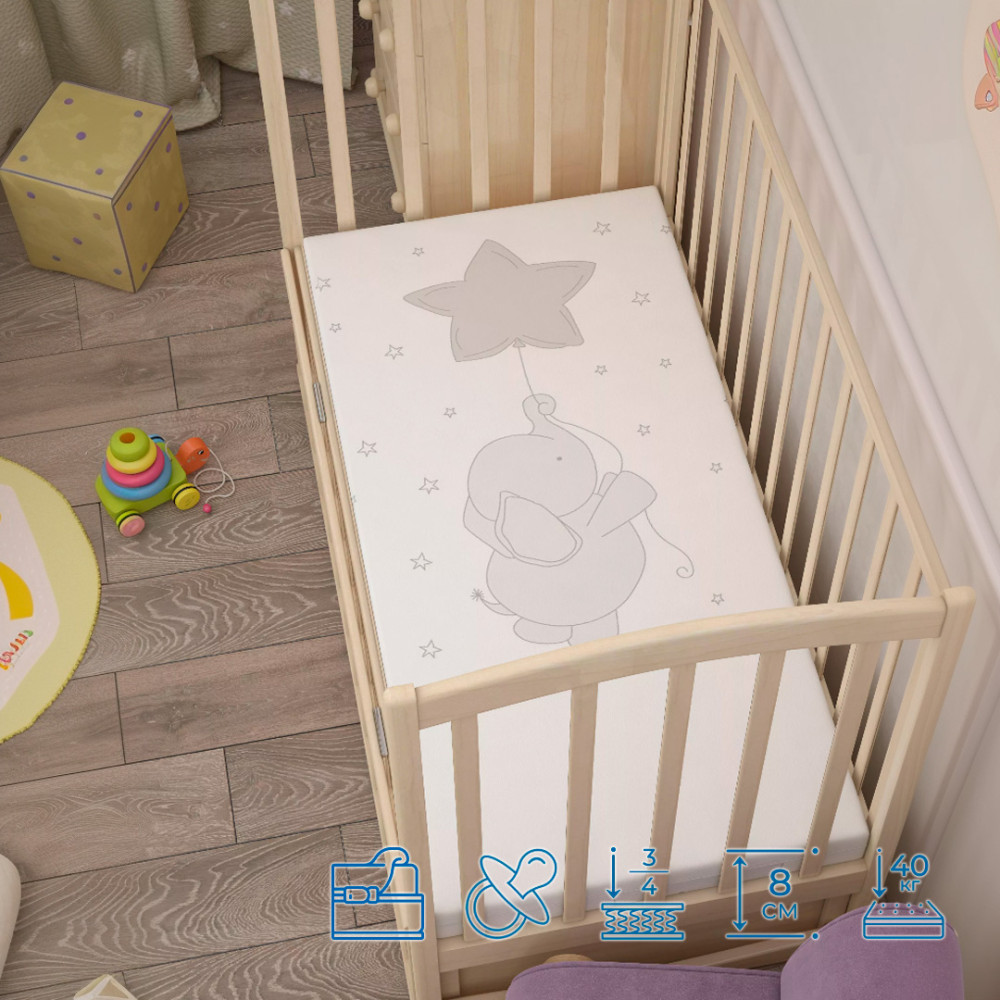 Матрац дитячий безпружинний Matroluxe Kinder (Кіндер) 60x120