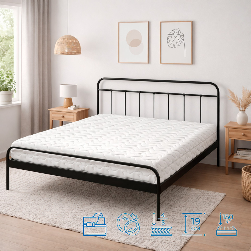 Матрас беспружинный Matroluxe Leeds cocos (Лидс кокос) 160x200