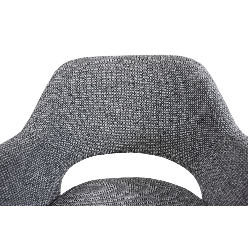 Стул обеденный M-234 холодный серый + чёрный Vetro