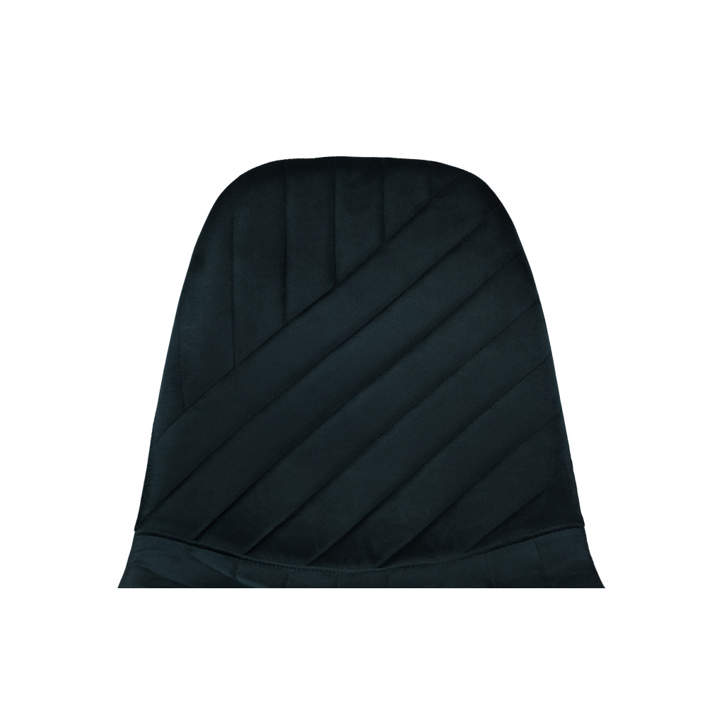 Стілець обідній N-170 чорний велюр + чорний Vetro