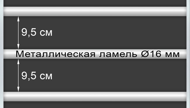 Стандартное металлическое основание для кровати Комфорт Дуо Метакам