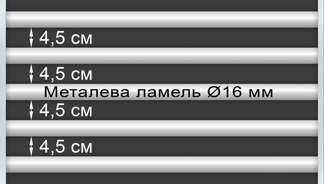 Посилена металева основа для ліжка-горища Дабл